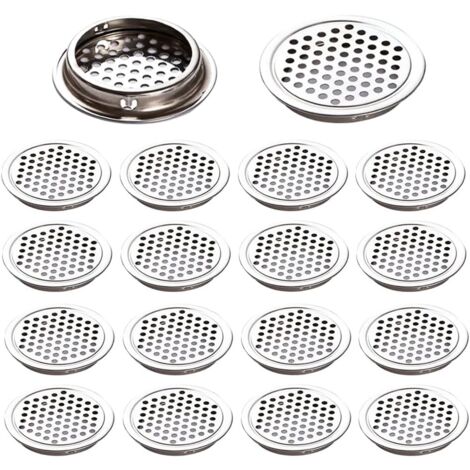 Runde Lüftungsgitter Aus Edelstahl - Insektenschutz Für Küche, Bad & Schrank, 160 Mm Durchmesser