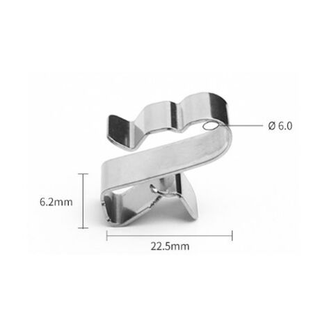 Gewächshaus Folienklemmen Set - 10 Stück Für 22-32mm Rohre, UV-beständig