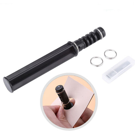 QUARKZMAN Lederstanze Oval 25x5mm - Professionelles Lochwerkzeug Für Gürtel & Armbänder