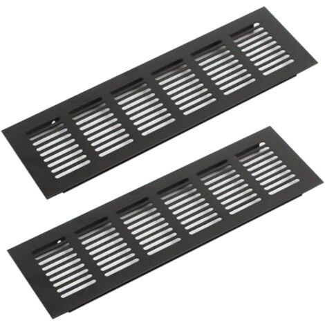 2 Stück Lüftungsgitter 150x80 Mm – Aus Aluminium, Für Schränke, Möbel & Elektronik
