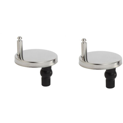 Toilettensitz-Scharniere Schnell Und Einfach Tauschen – Mit Top-Fixierung & Gummischrauben (2 Stück, 5 Cm)