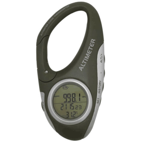Multifunktionale Outdoor-Taschenuhr Mit Höhenmesser, Barometer, Thermometer & Kompass – Für Bergsteigen, Wandern, Ski