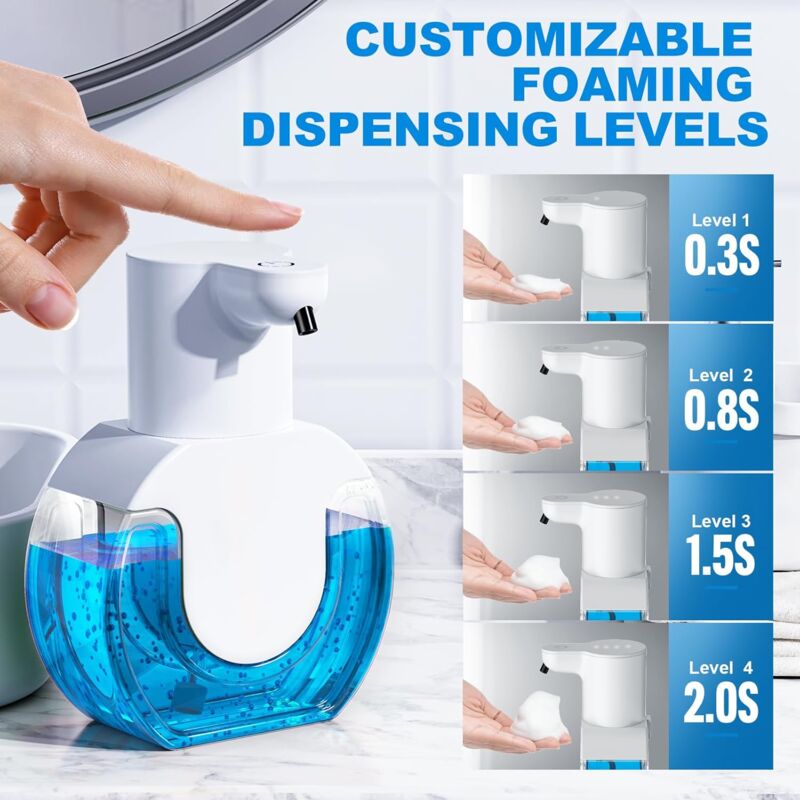 Automatic foam soap dispenser discount