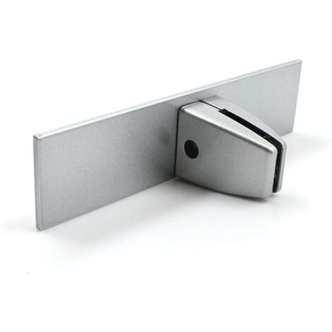 SHINING HOUSE Adjustable Aluminum Alloy Glass Clamps Plexiglass Table Clamp Partition Holder Screen Divider Clip for 4-20mm Privacy Partition Office Lab, 2PCS, Silver