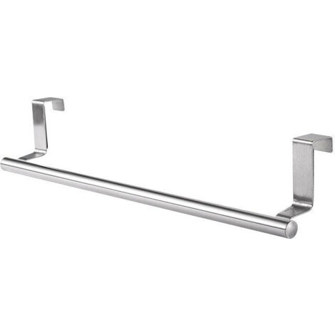 SHINING HOUSE Bathroom Towel Holder Kitchen Towel Rack Towel Holder for Door No Drilling Kitchen Towel Holder (1 Pcs,23×6.2cm)
