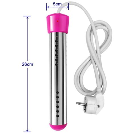 SHINING HOUSE 2500W Electric Water Heater with Immersion Voltage, Swimming Pool Water Heater, Portable Water Heater, Suitable for Ponds, Buckets Black