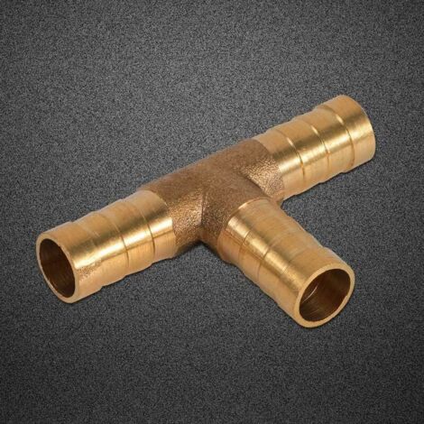 Brass Straight Hose Barbed Connector – Joiner For Air, Fuel, Water, Gas Tubing