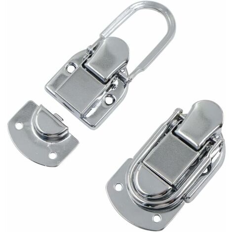 4Pcs Hasp Lock Spring Toggle Latch Catch Lock For Case Chest Box Locks