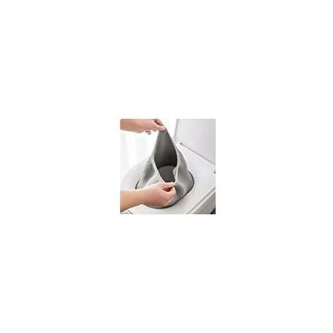 SHINING HOUSE 2pcs Toilet Seat Cover, Retractable Toilet Seat, Washable Toilet Warmer, Compatible with All Toilet Seats. (Taro Powder)