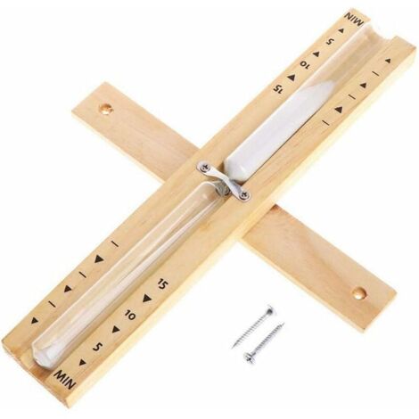Pine Sauna Hourglass Clock Wall Mounted Sweat Steaming Room Hourglass Clock Accurate Heat Resistant Wooden Sand Timer For Spa Bath Accessories