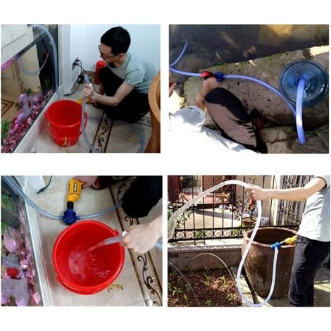 SHINING HOUSE Small household portable water pump hand drill self-priming garden courtyard water pump