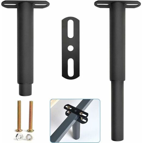 SHINING HOUSE Adjustable Bed Legs Retractable Heavy Duty Bed Frame Feet Metal Support Legs Suitable for Cabinet Sofa Bed Replacement Parts 7 13