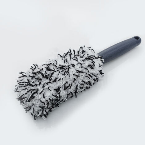 SHINING HOUSE 3Pcs Car Wheel Brushes - Rim Cleaning Brush, Soft Microfiber Wheel Brush  11.81 x 3.15 x 3.15 Inch Long Wheel Cleaning Tool 