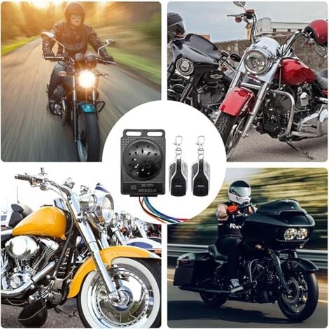 SHINING HOUSE anti-theft bike tear, motorcycle alarm, motorcycle security anti-theft alarm system - electric scooter anti-theft, tricycle anti-theft protection, electric motorcycle