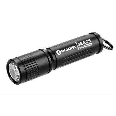 SHINING HOUSE Mini Keychain Flashlight 90 Lumens Black Small Flashlight With AAA Battery for