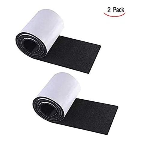 SHINING HOUSE Black Self Adhesive Felt Anti Slip Mat Rolls for Table Legs Self Adhesive Felt Pads to Protect Chairs and Other Furniture