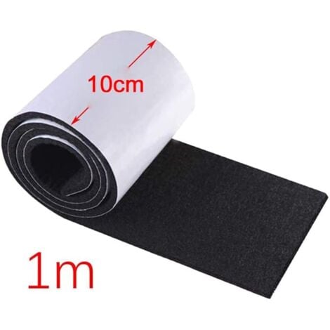 SHINING HOUSE Black Self Adhesive Felt Anti Slip Mat Rolls for Table Legs Self Adhesive Felt Pads to Protect Chairs and Other Furniture