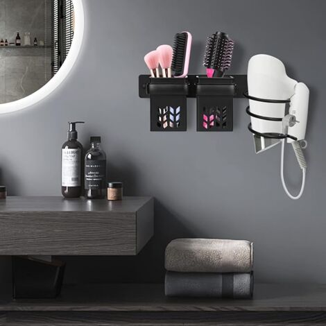 Hair Dryer And Straightener Holder For Dressing Table WAYASI Hair