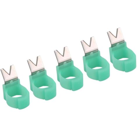SHINING HOUSE Fruit Pickers, 5pcs/Set V Shape Vegetable Fruit Picker Garden Picking Ring Harvesting Cutting Tool