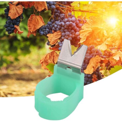 SHINING HOUSE Fruit Pickers, 5pcs/Set V Shape Vegetable Fruit Picker Garden Picking Ring Harvesting Cutting Tool