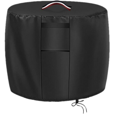 SHINING HOUSE Round Fire Pit Cover Waterproof Fade Resistant Fire Pit Cover for Fire Pit