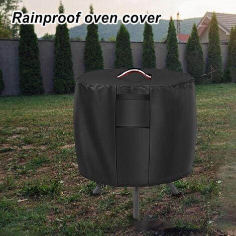 SHINING HOUSE Round Fire Pit Cover Waterproof Fade Resistant Fire Pit Cover for Fire Pit