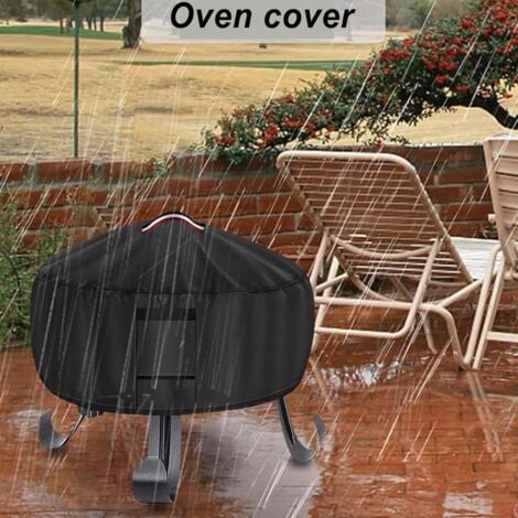 SHINING HOUSE Fire Pit Cover  Waterproof Oxford Cloth Protective Cover  Fade Resistant for Fire Pit