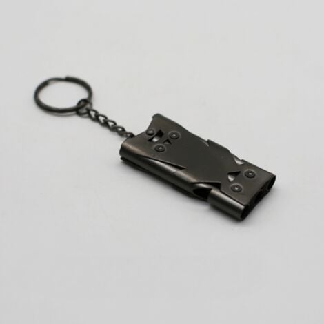 SHINING HOUSE Emergency Whistle 3 Tubes High Decibel Metal Whistle with Lanyard Hiking Signal Whistles Survival Whistle for Emergencies Camping Out