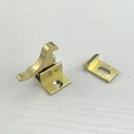 SHINING HOUSE 90 Degree Right Angle Door Lock - 2Pcs Sliding Lock Barrel Buckle Locking Bolts with Screws for Toilet Doors and Windows, All Types Interior Hardware