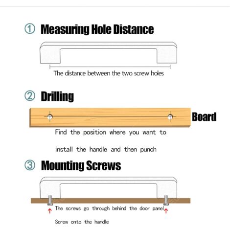 SHINING HOUSE Black Kitchen Cabinet Handle, 6 Pieces Drawer Handle 96 mm Center Distance, Zinc Alloy Cupboard Handle, Modern Bedroom Wardrobe Handle, Door Wardrobe Handle for Bathroom Office