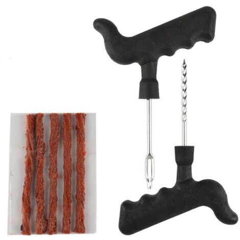 SHINING HOUSE Tire Repair Kit with Wicks for Car Van Tire Punctures etc. Repair Kit Automotive Refill kit with 10 wicks