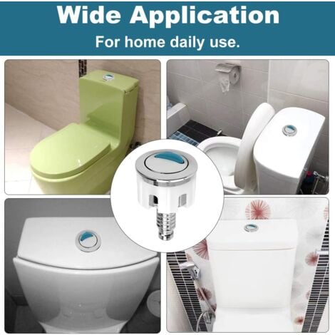 Toilet Flush Buttons, Toilet Flush Push Button, Replace Toilet Flush Button, Half Flush or Full Flush
