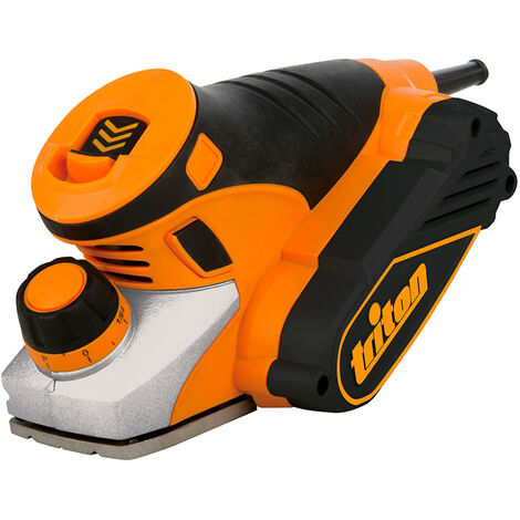 Triton – Rabot électrique 420W pour bois dur – Profondeur de rabotage 0 à 1,5mm – Largeur de rabotage 60mm – Extraction de poussière orientable