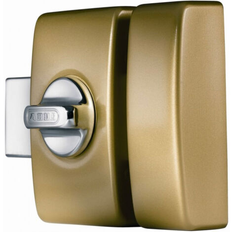 Abus – Verrou à bouton 45mm – Cylindre en acier 23mm – Livré avec 4 clés – Sécurité renforcée pour portes intérieures