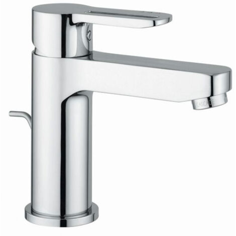 Robinet mitigeur lavabo et WC en laiton chromé design (1/3)