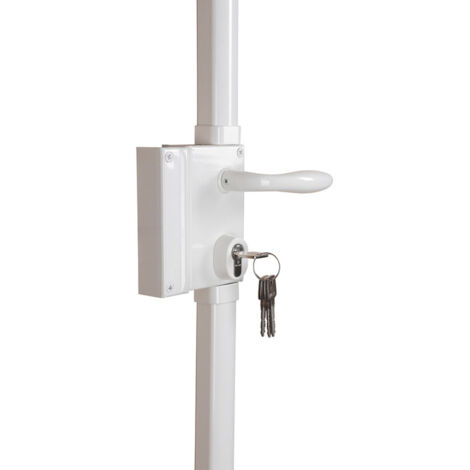 Bricard – Serrure électrique 3 points en applique gauche – Cylindre 70x30 avec 10 pistons – Sécurité niveau 4 – Résistance au crochetage et perçage
