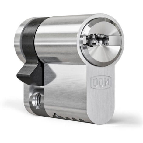 Cylindre de porte haute sécurité IX6 SR nickelé et clé a billes Dimension - 30x10