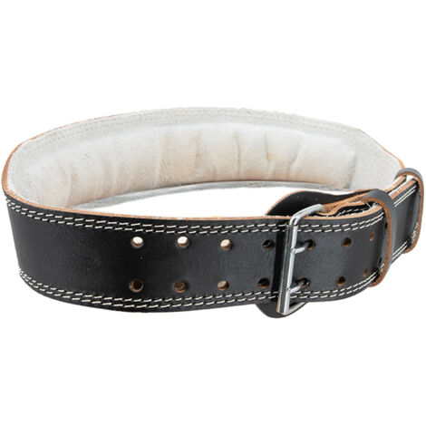 Ceinture musculation en cuir Maintien lombaire 8 trous réglables Weider Taille - L