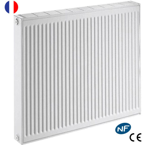 De Dietrich – Radiateur eau chaude en acier réversible – Puissance 443W – Dimensions L40xH50 cm – Raccordement latéral gauche ou droite