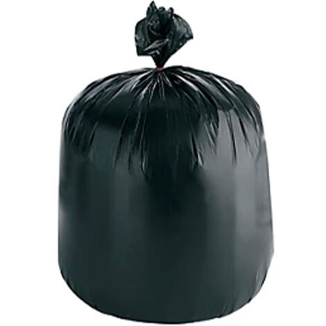 Lot 500 sacs poubelle à déchet Rouleaux de 20L 30L 50L 100L 110L 130L Litres Taille - 130L-NOIR