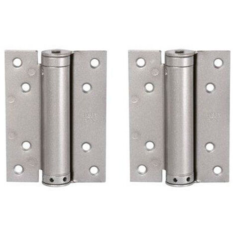 Paire de charnières à ressorts double action Paumelles porte 750 mm acier Groom GR106101 N9 (1/5)
