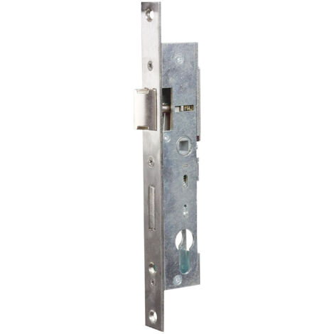 Serrure à encastrer de porte et menuiserie metalique a cylindre Axe 21 mm Reversible Bricard