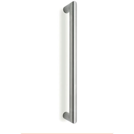 Bricard – Poignée de tirage rectangulaire inox 200 mm – Acier inoxydable résistant à la corrosion – Pour portes en bois, métal ou aluminium – Usage intérieur et extérieur