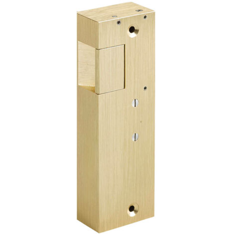 Gache électrique en applique 12V serrure verticale à émission 158 mm porte droite Beugnot 8 (1/5)