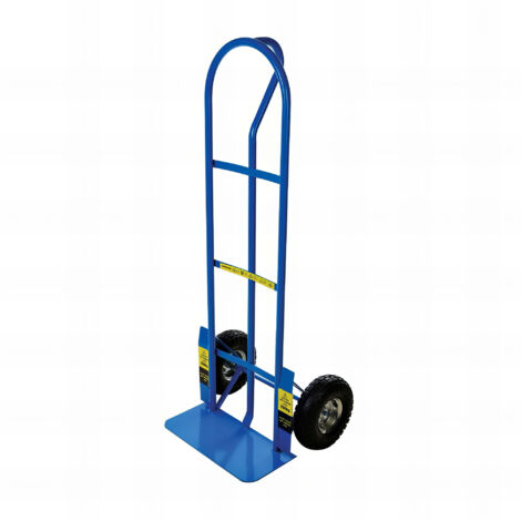 Silverline – Diable de transport 250 kg – Châssis en acier tubulaire – Roues pneumatiques tout terrain – Manutention facile et sécurisée