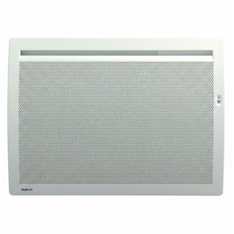 Noirot – Radiateur à inertie mural 1000W – Panneau rayonnant en aluminium RS Silence – Programmation 6 modes – Design blanc satiné RAL 9016