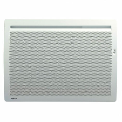 Noirot – Radiateur électrique mural horizontal 1250W – Panneau rayonnant connecté – Corps en aluminium RS Silence – Programmation 6 modes
