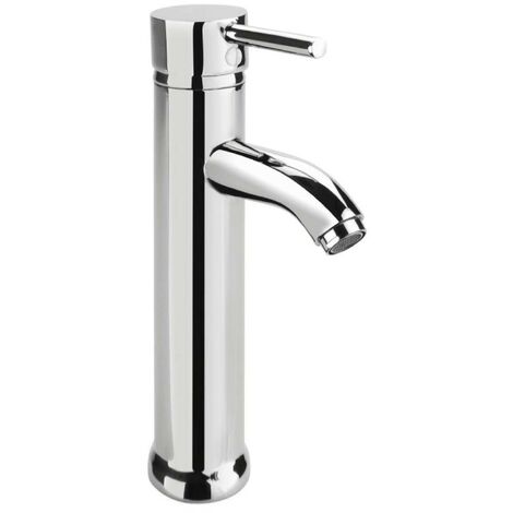 Robinet mitigeur de lavabo haut en laiton chrome (1/5)