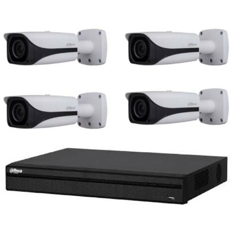 Dahua – Kit de vidéosurveillance 4 caméras IR 1080p – Enregistreur 16CH HCVR8208A-S3 – Vision nocturne jusqu'à 100m – Installation intérieure/extérieure - DH-HAC-HFW3231EZT (1/2)