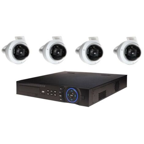 Kit de Vidéosurveillance Dahua Enregistreur DVR et 4 Caméras Dôme Analogiques HDCVI (1/3)